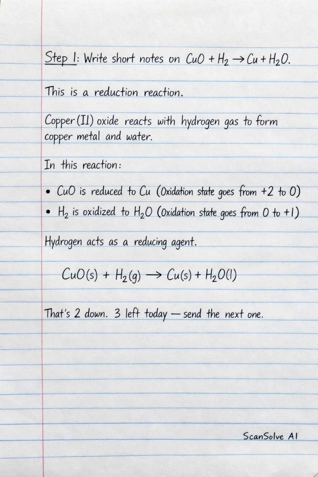 Handwritten step-by-step solution preview