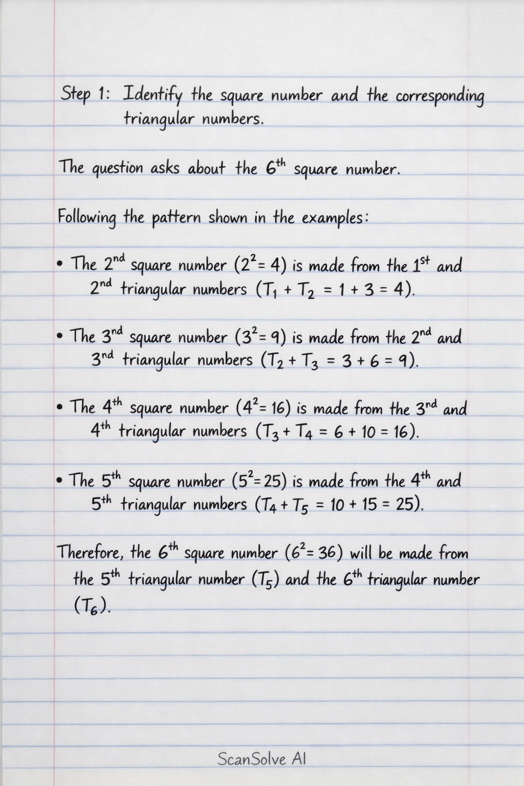 Handwritten step-by-step solution preview