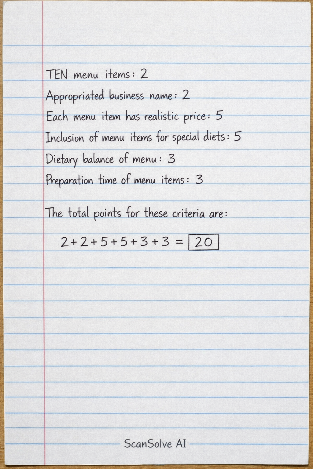 Handwritten step-by-step solution preview