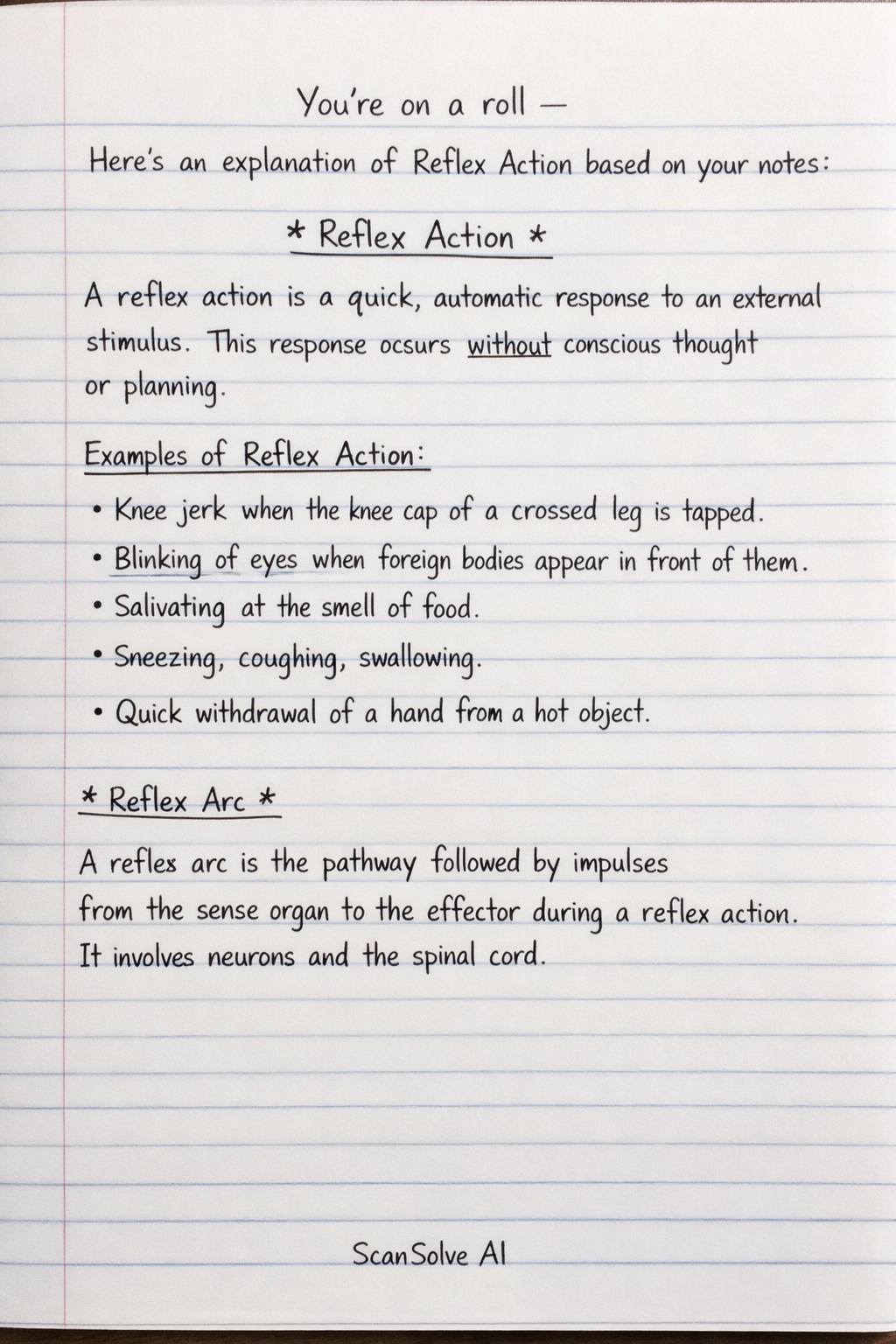 Handwritten step-by-step solution preview