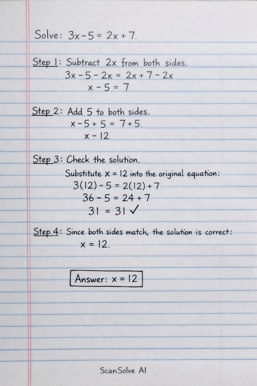 Handwritten step-by-step solution preview