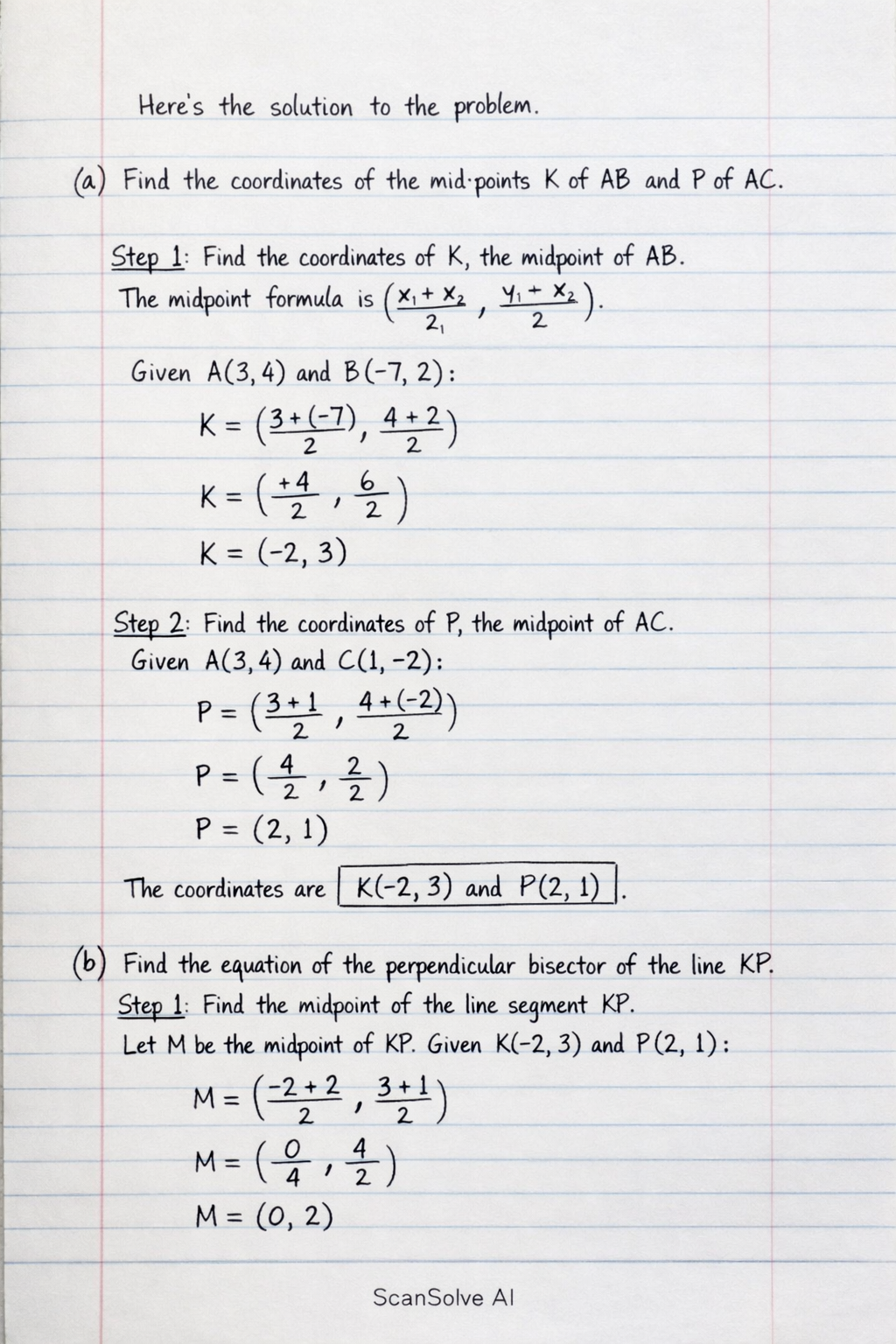 Handwritten step-by-step solution preview