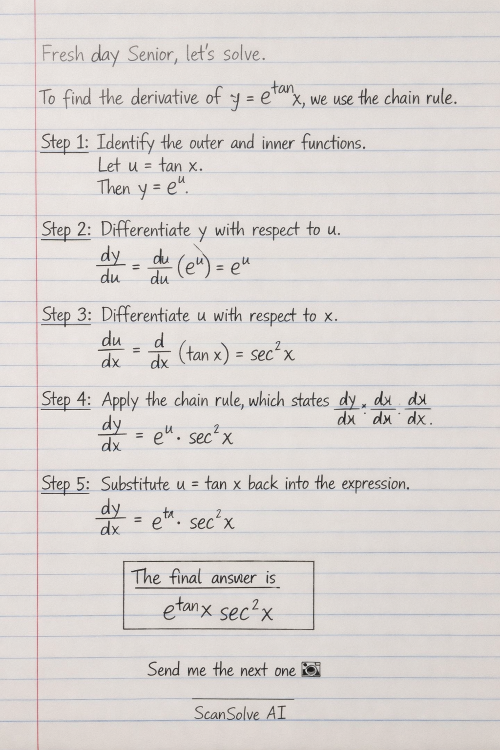 Handwritten step-by-step solution preview