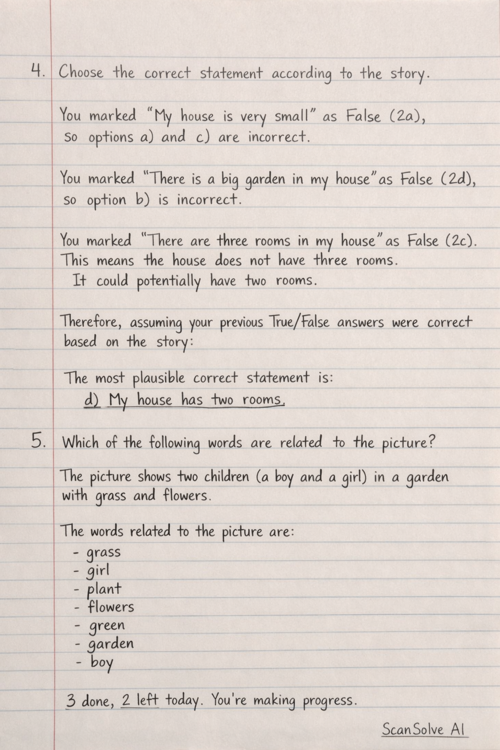 Handwritten step-by-step solution preview