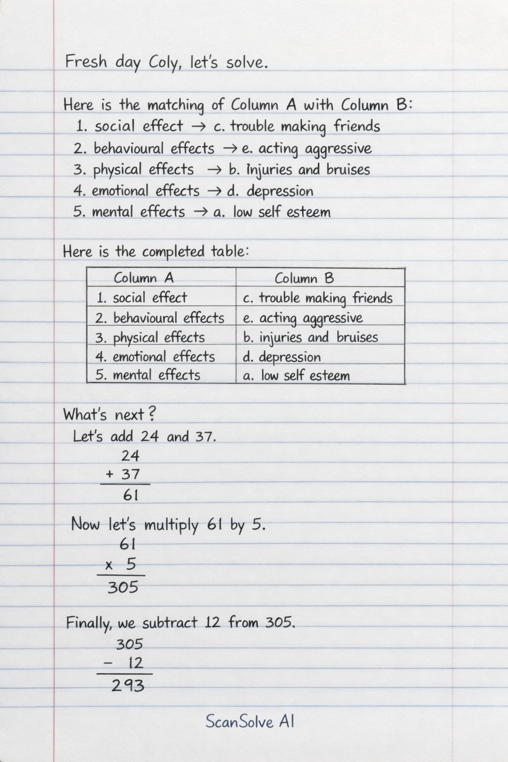 Handwritten step-by-step solution preview