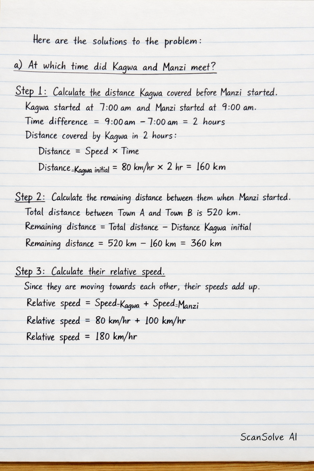 Handwritten step-by-step solution preview