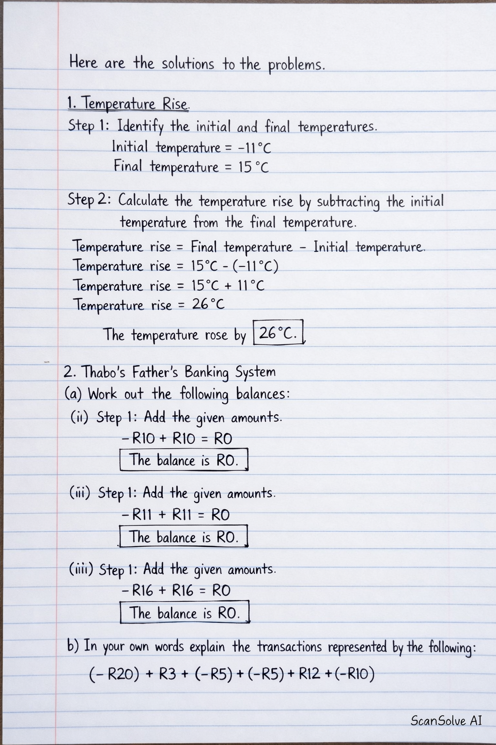 Handwritten step-by-step solution preview