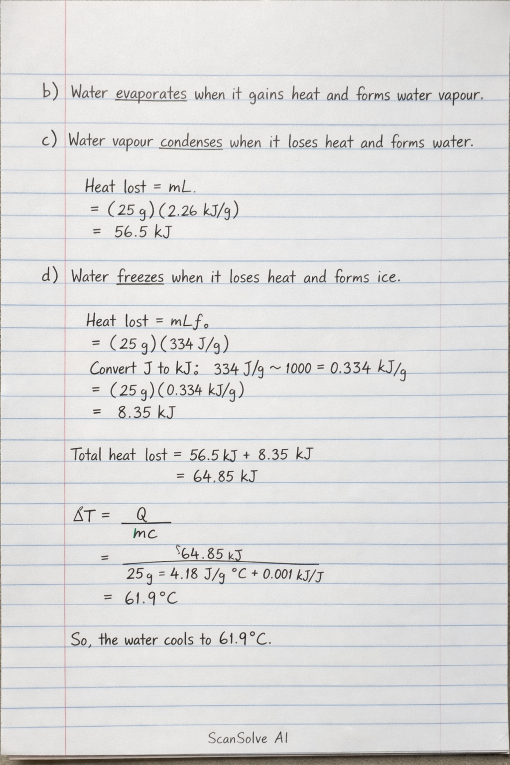 Handwritten step-by-step solution preview