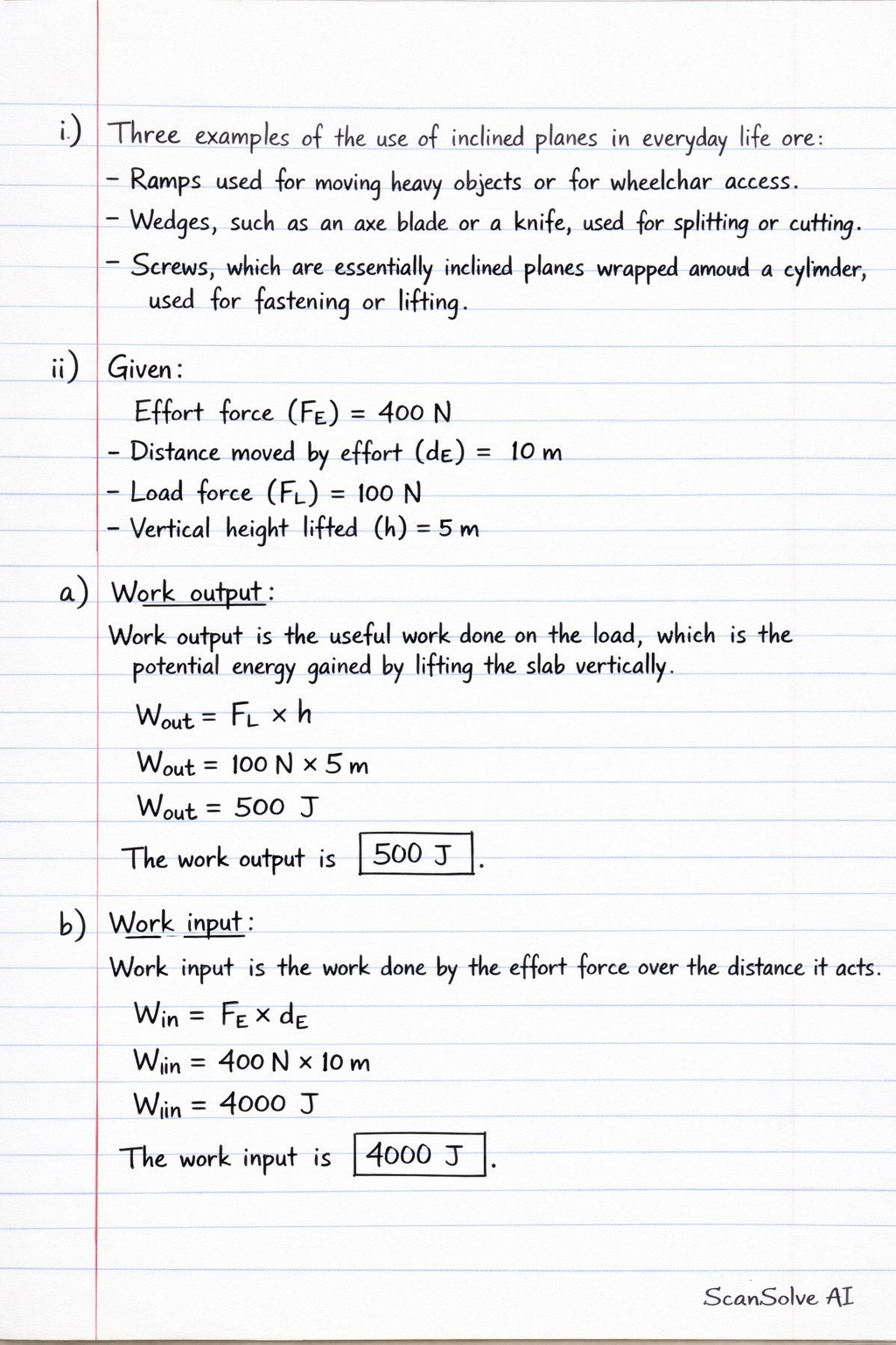 Handwritten step-by-step solution preview