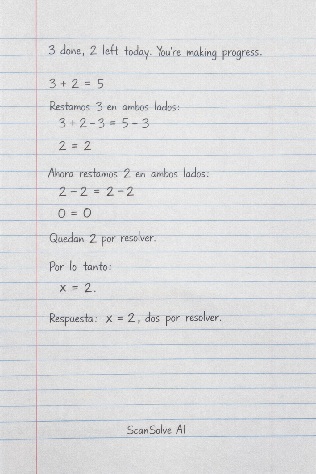 Handwritten step-by-step solution preview