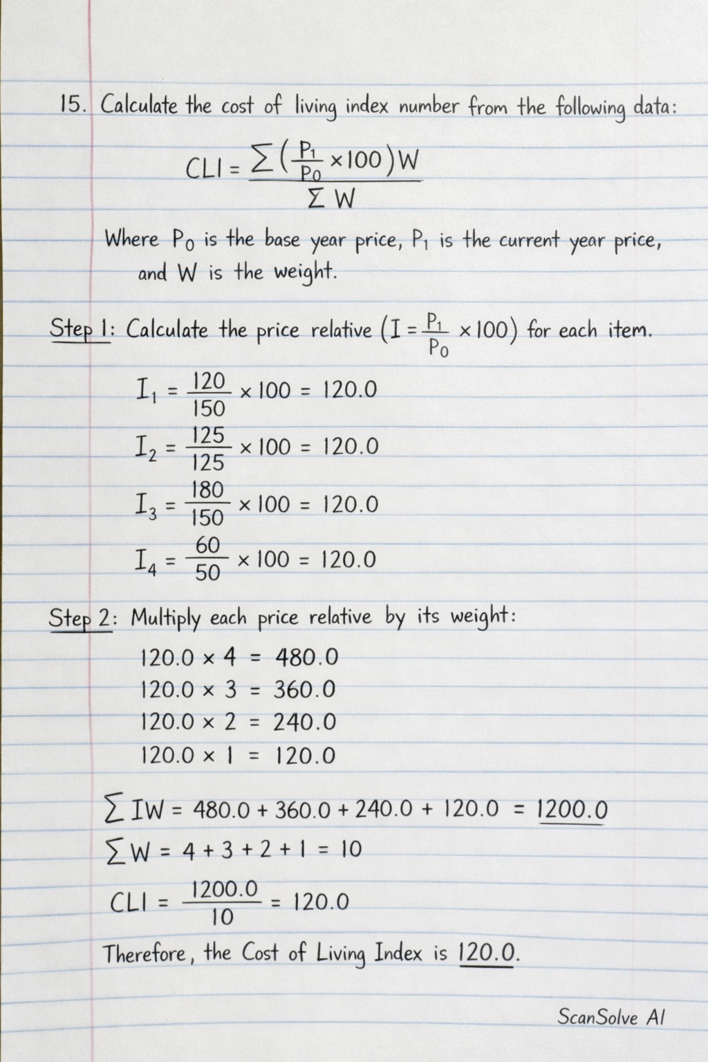 Handwritten step-by-step solution preview