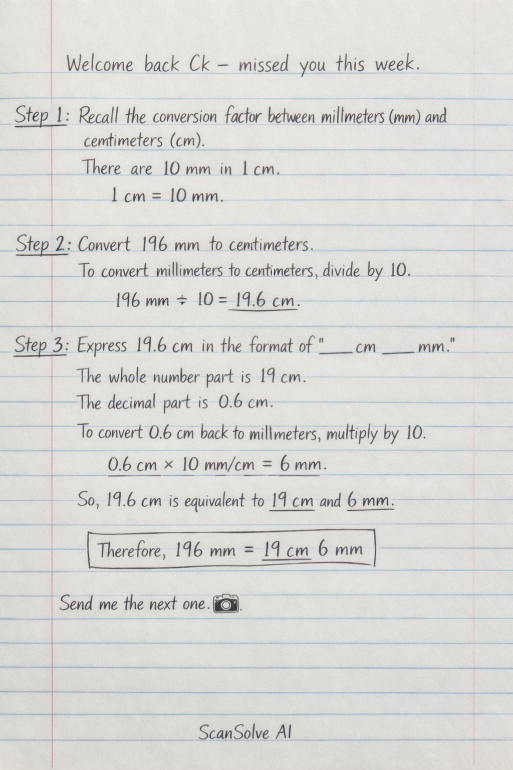 Handwritten step-by-step solution preview