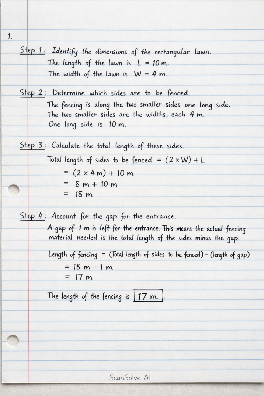 Handwritten step-by-step solution preview