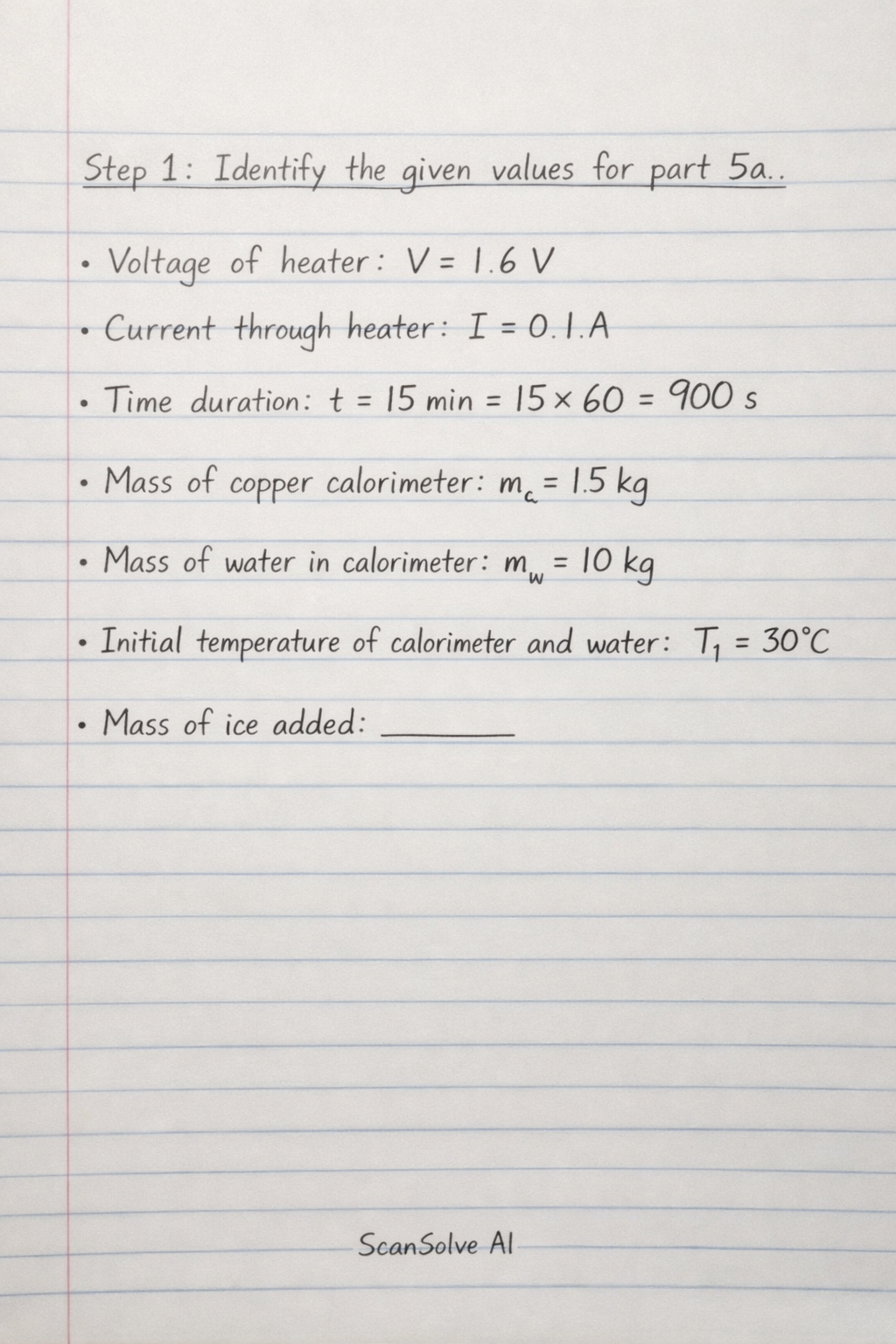 Handwritten step-by-step solution preview