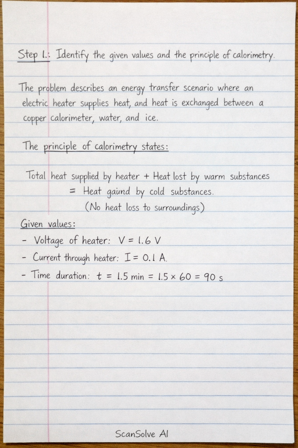 Handwritten step-by-step solution preview