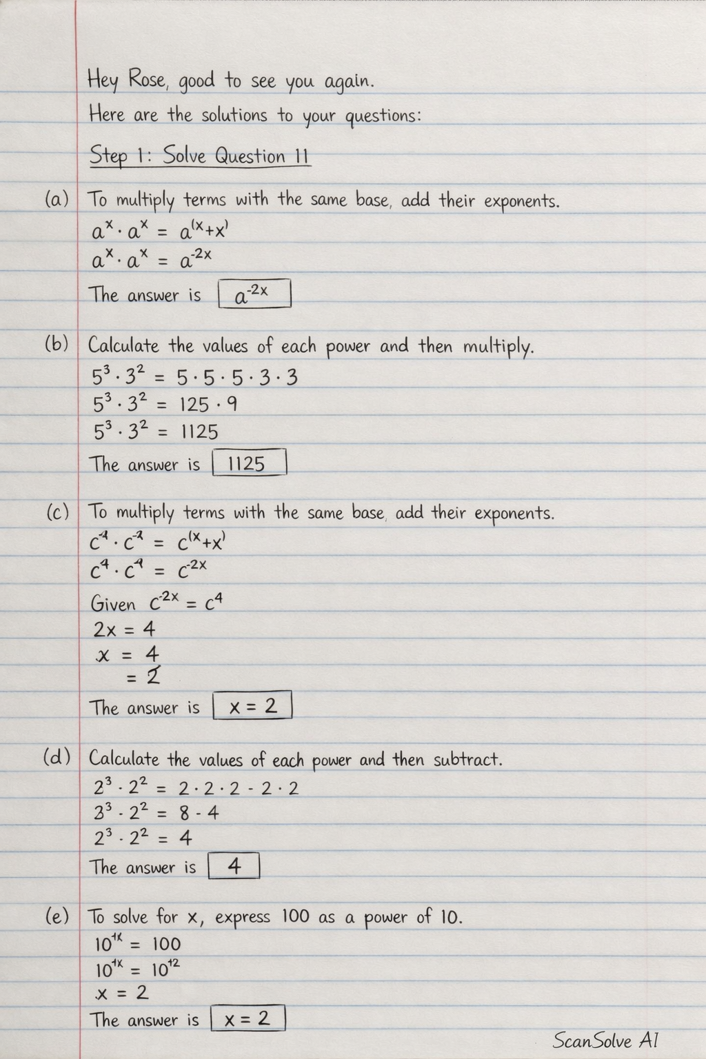 Handwritten step-by-step solution preview