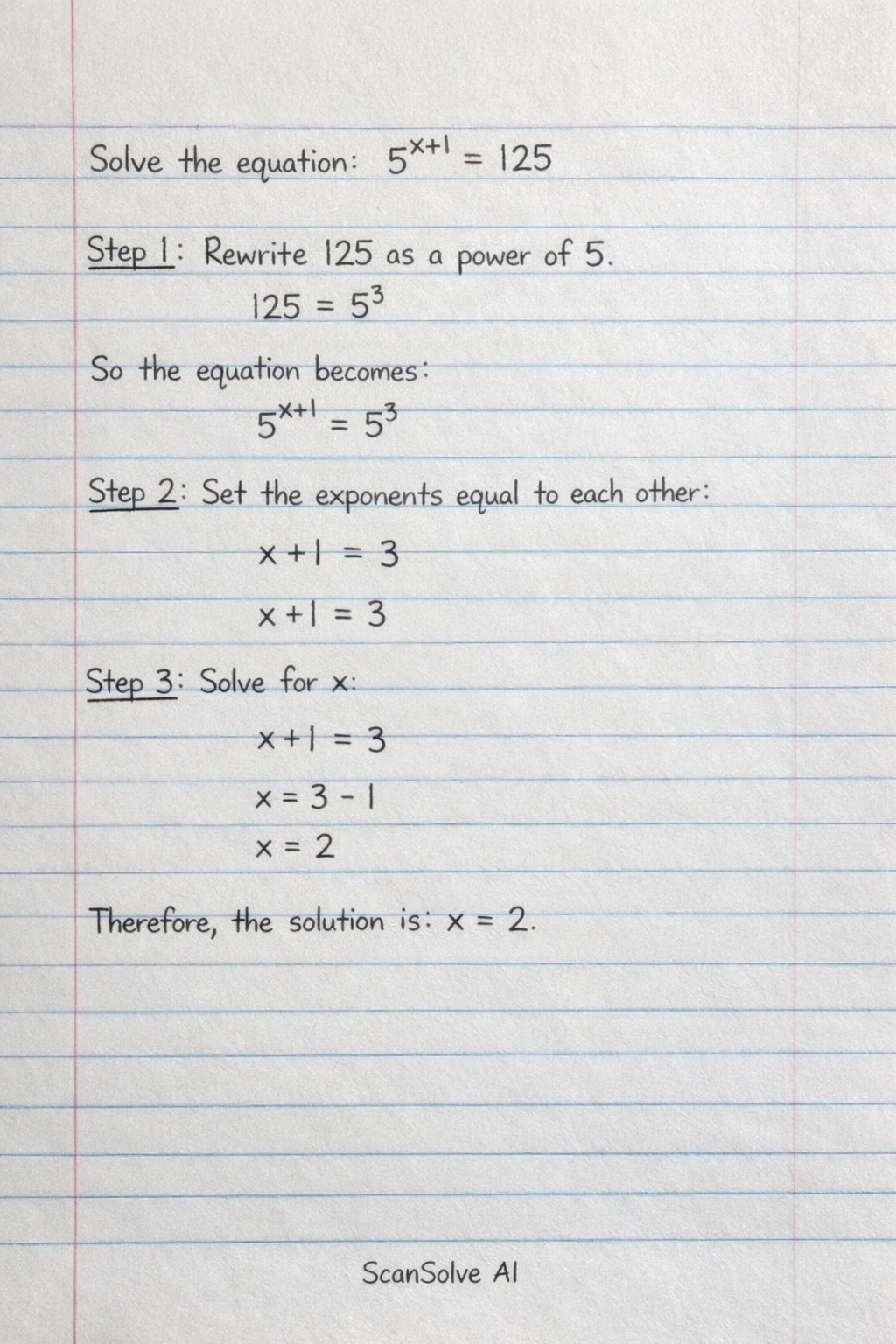 Handwritten step-by-step solution preview