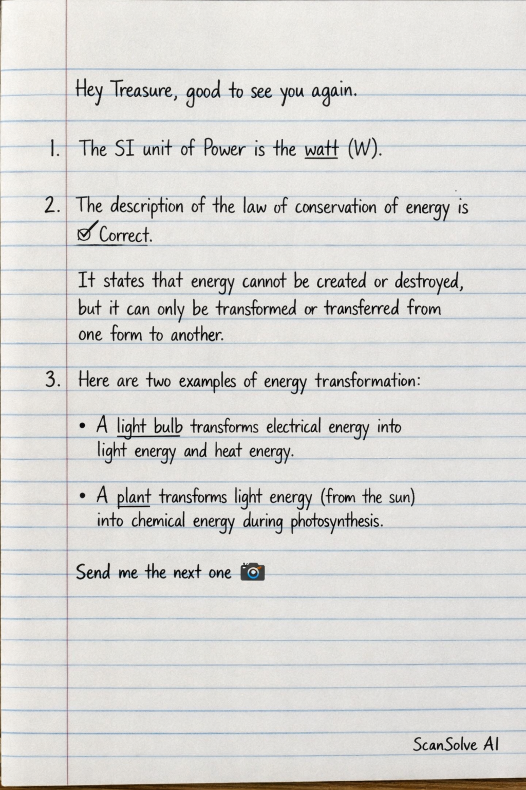 Handwritten step-by-step solution preview