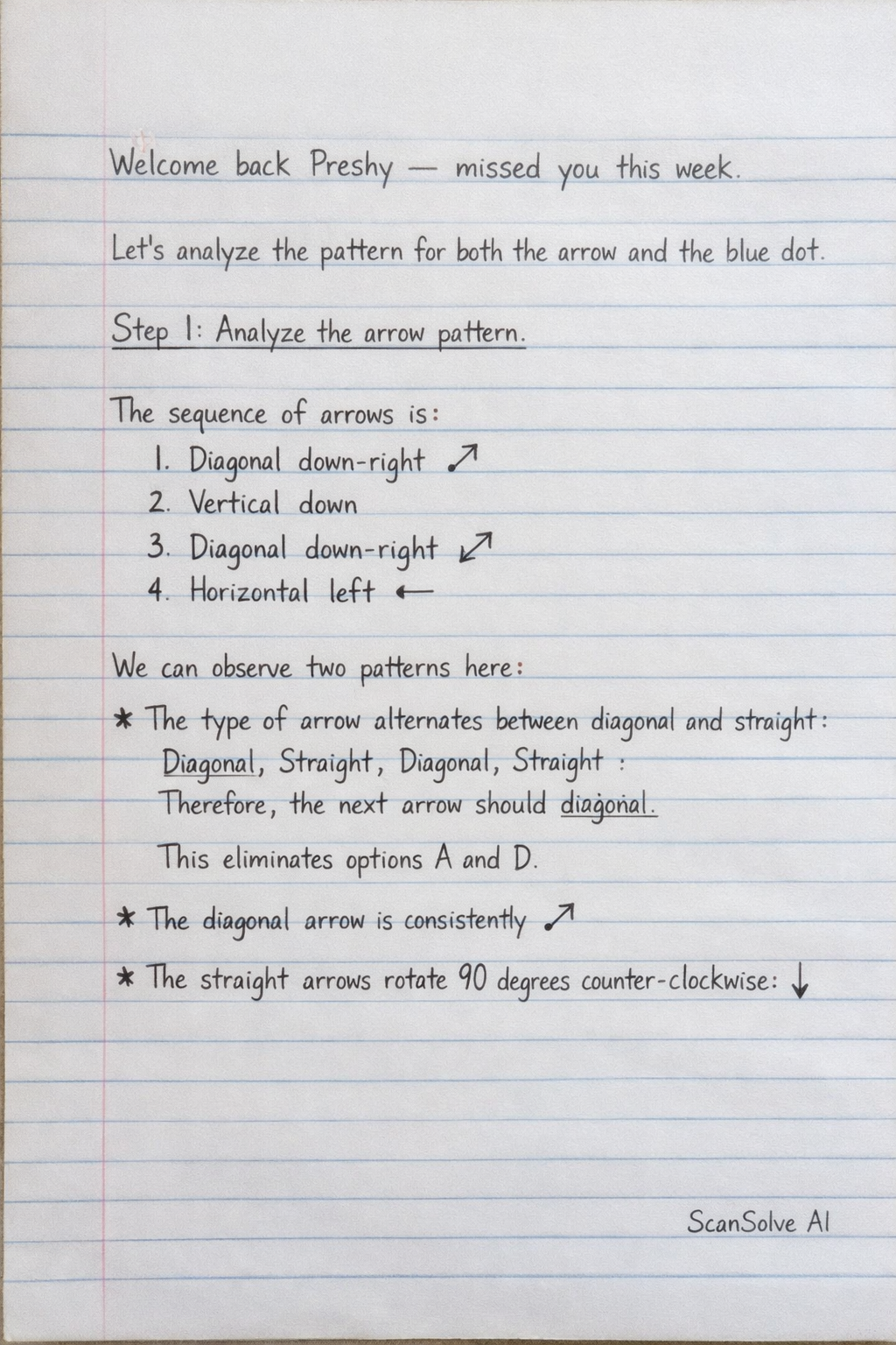 Handwritten step-by-step solution preview