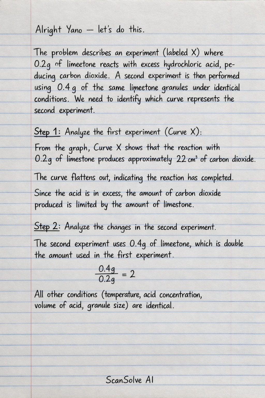 Handwritten step-by-step solution preview