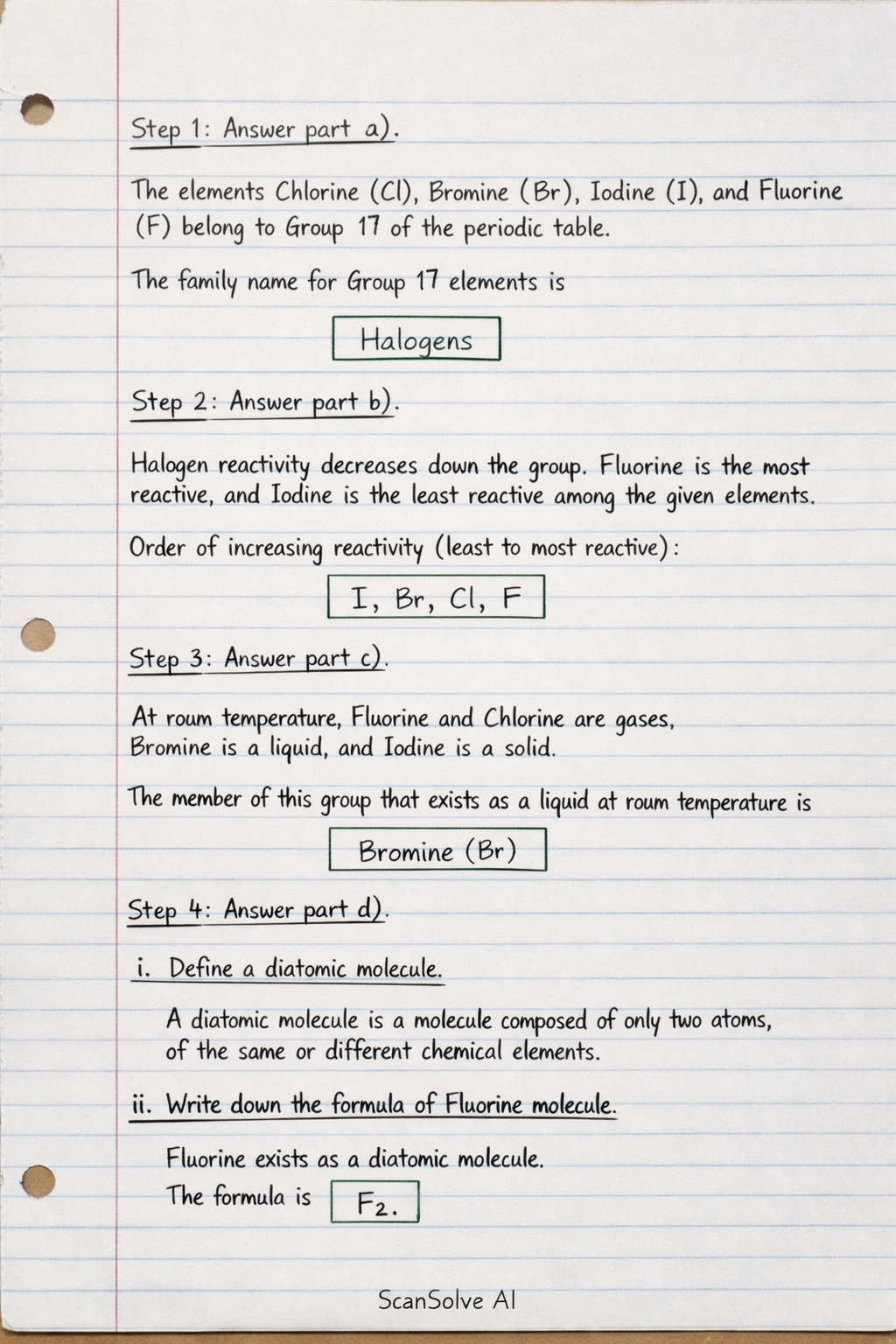 Handwritten step-by-step solution preview