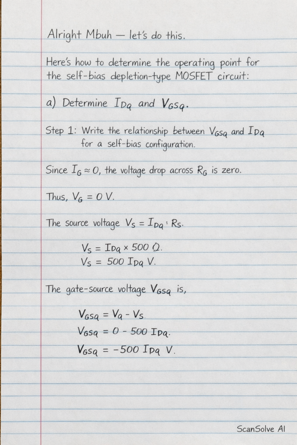 Handwritten step-by-step solution preview