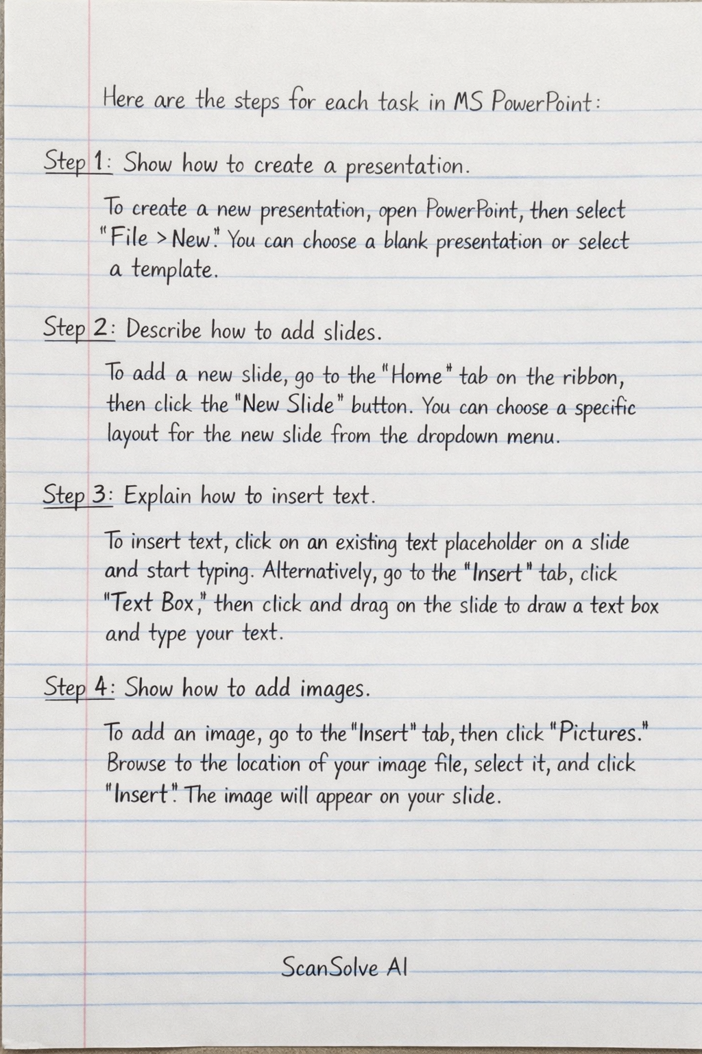 Handwritten step-by-step solution preview