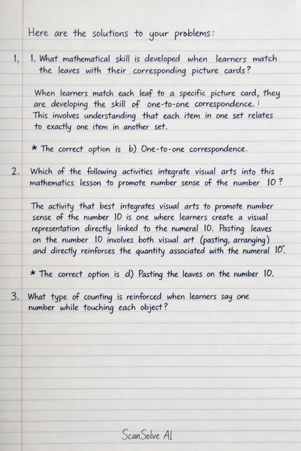 Handwritten step-by-step solution preview
