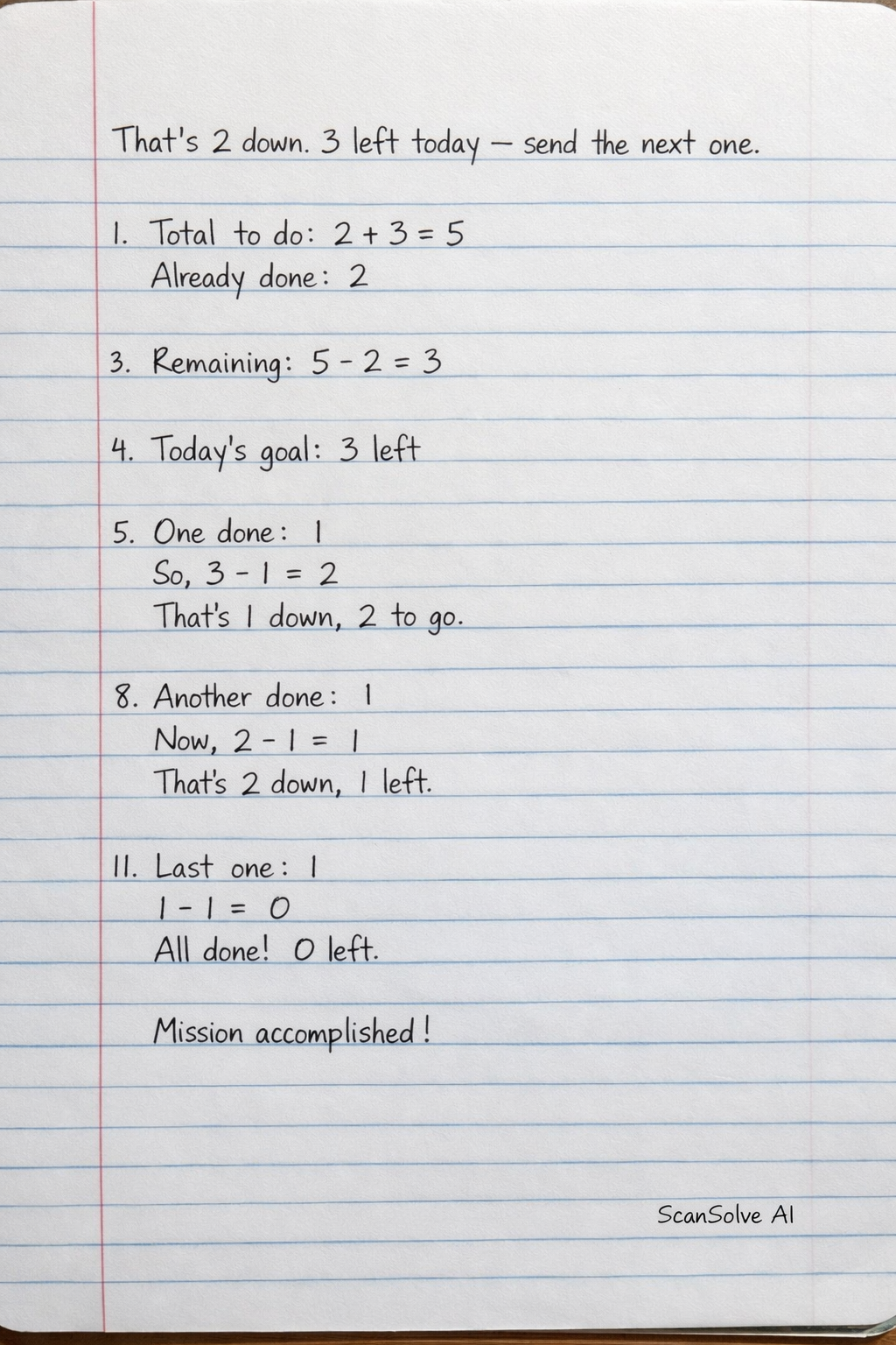 Handwritten step-by-step solution preview