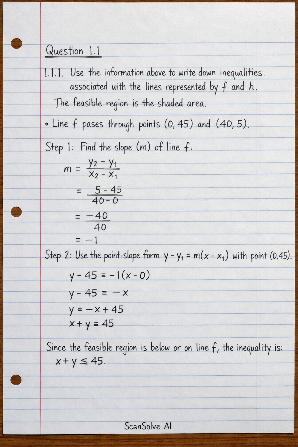 Handwritten step-by-step solution preview