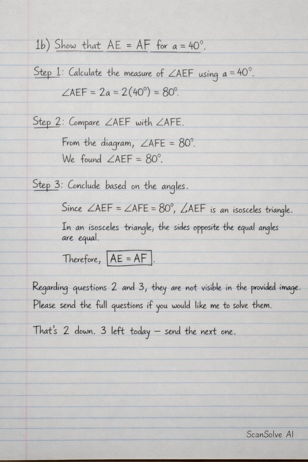 Handwritten step-by-step solution preview