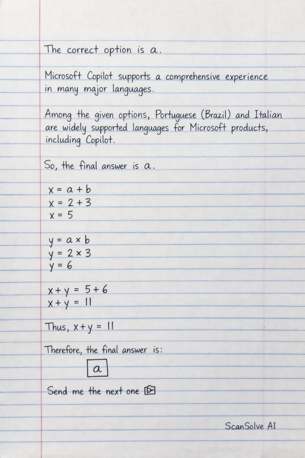 Handwritten step-by-step solution preview
