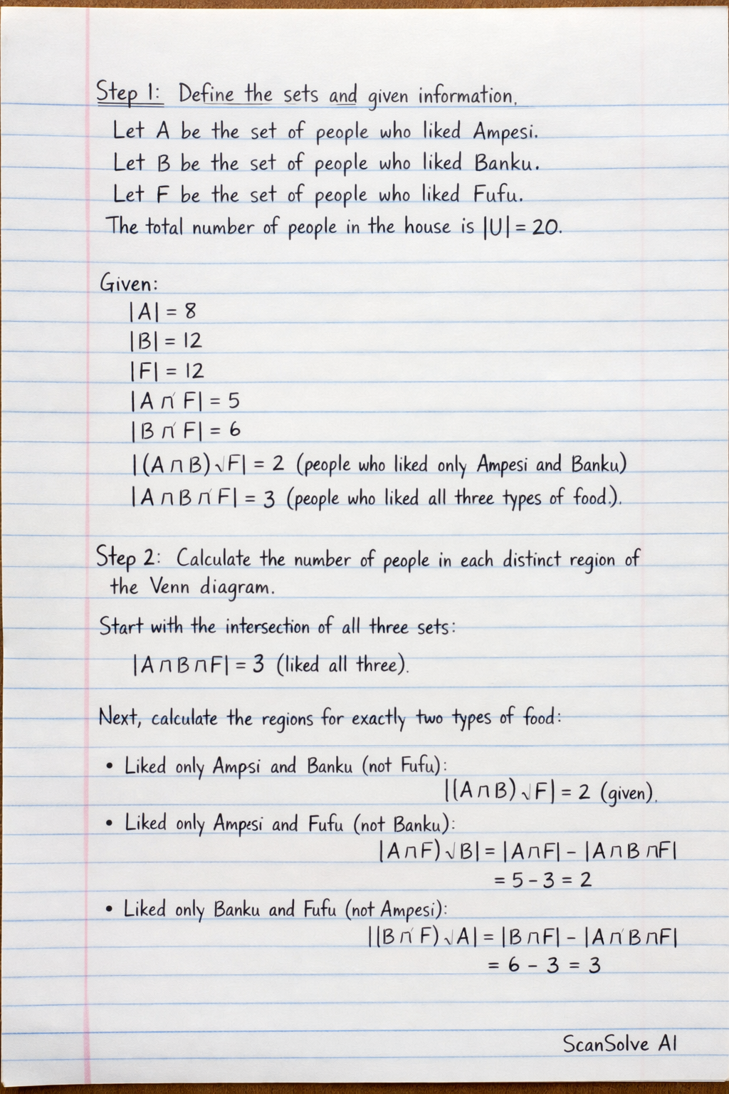 Handwritten step-by-step solution preview