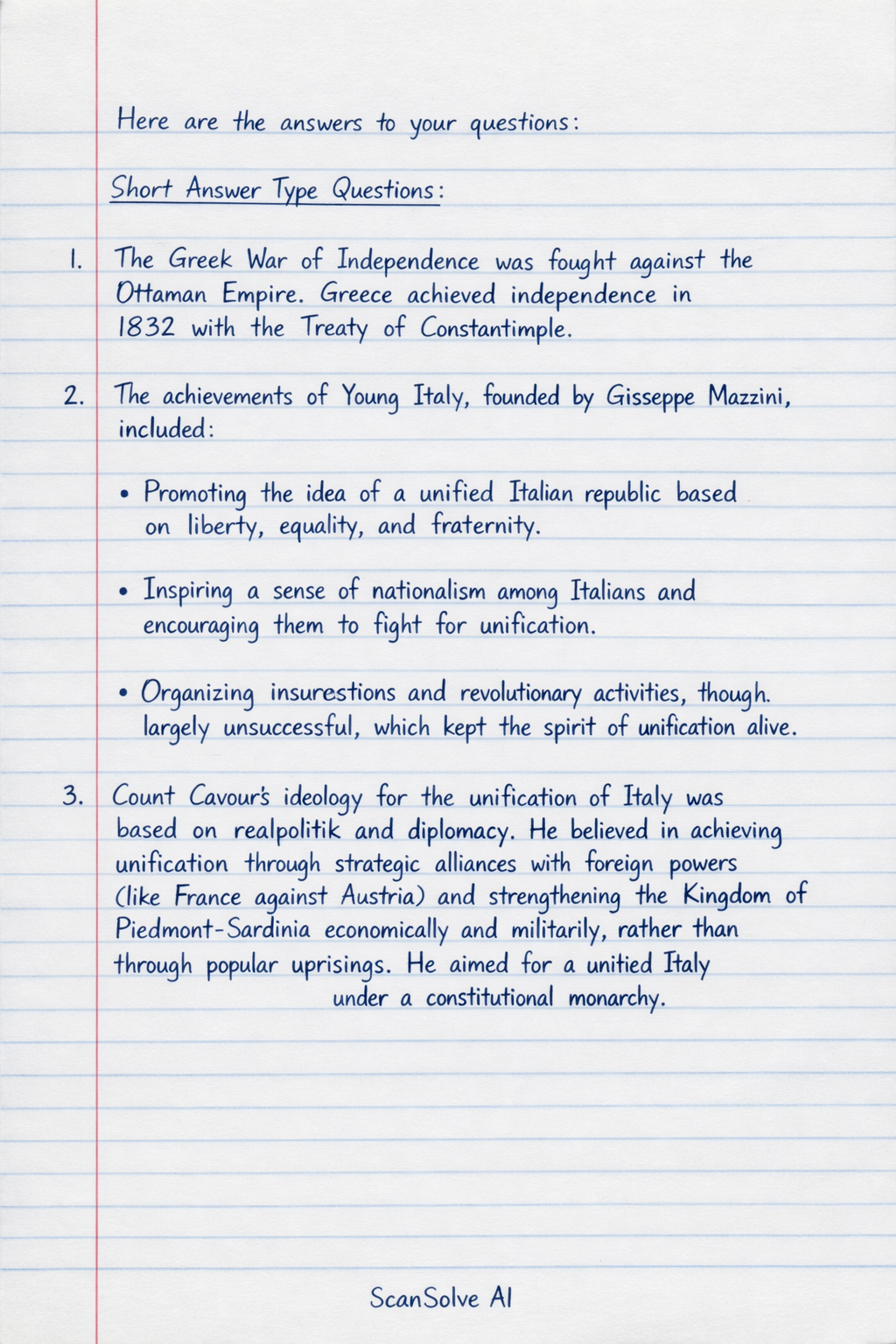 Handwritten step-by-step solution preview