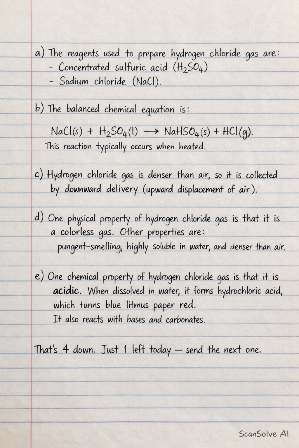 Handwritten step-by-step solution preview
