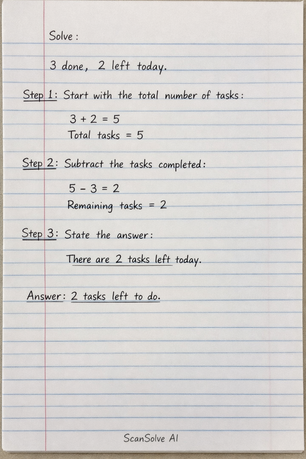 Handwritten step-by-step solution preview