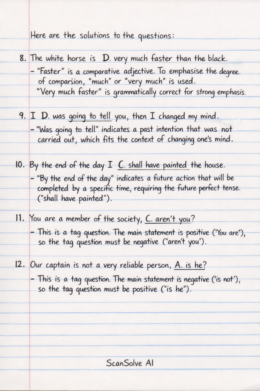 Handwritten step-by-step solution preview