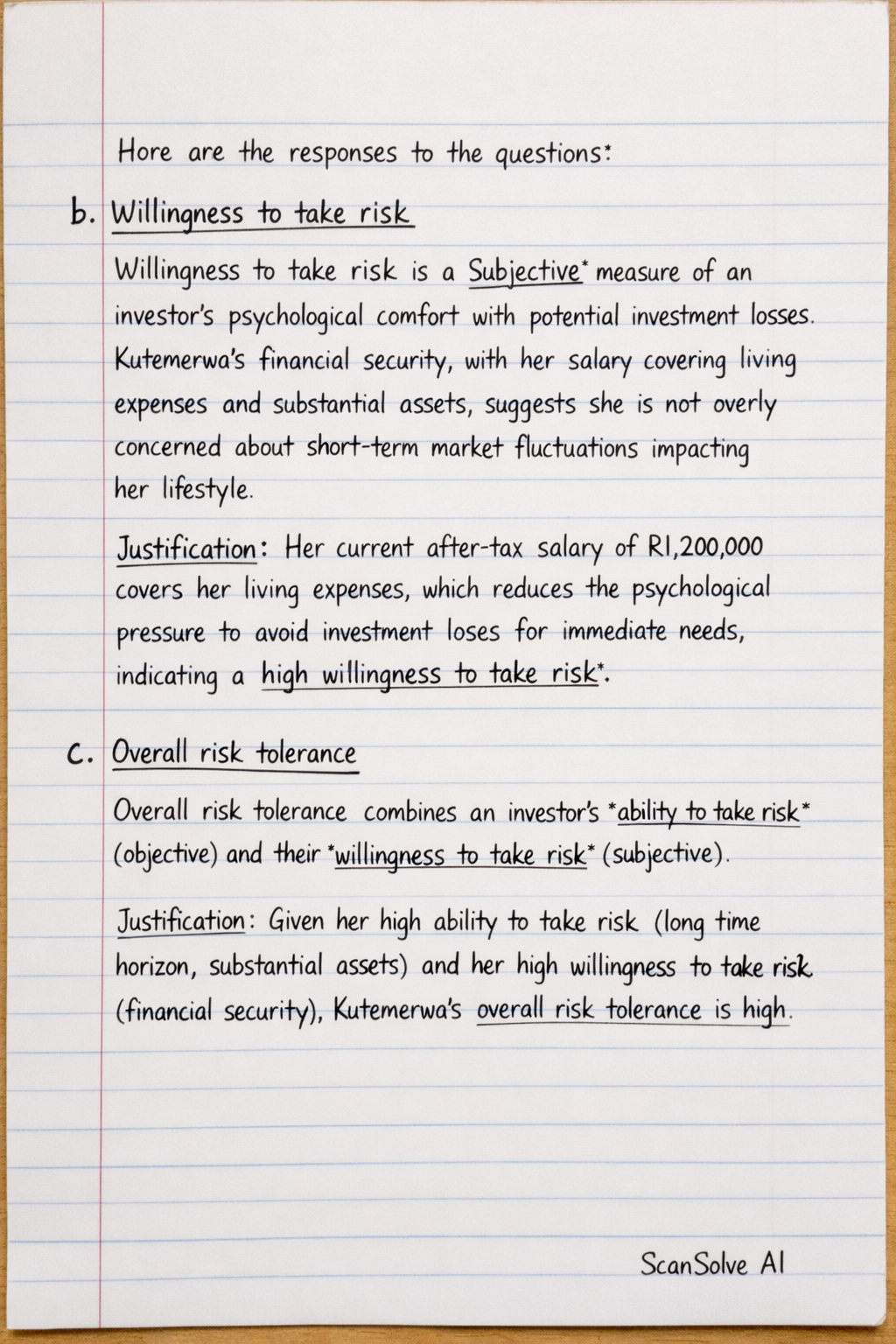 Handwritten step-by-step solution preview