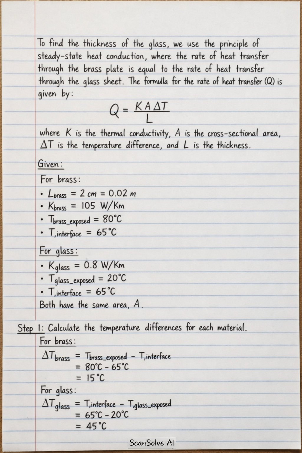 Handwritten step-by-step solution preview