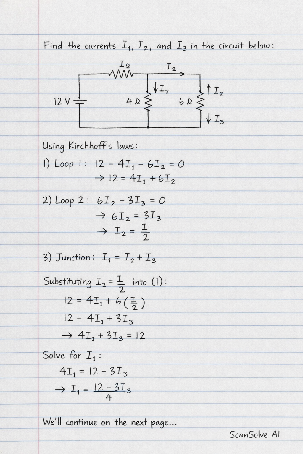 Handwritten step-by-step solution preview