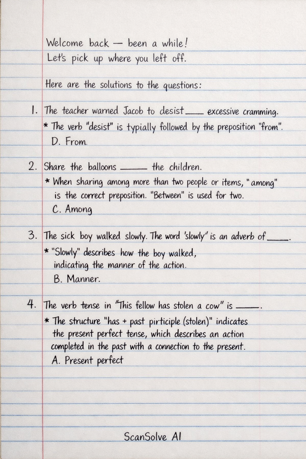 Handwritten step-by-step solution preview