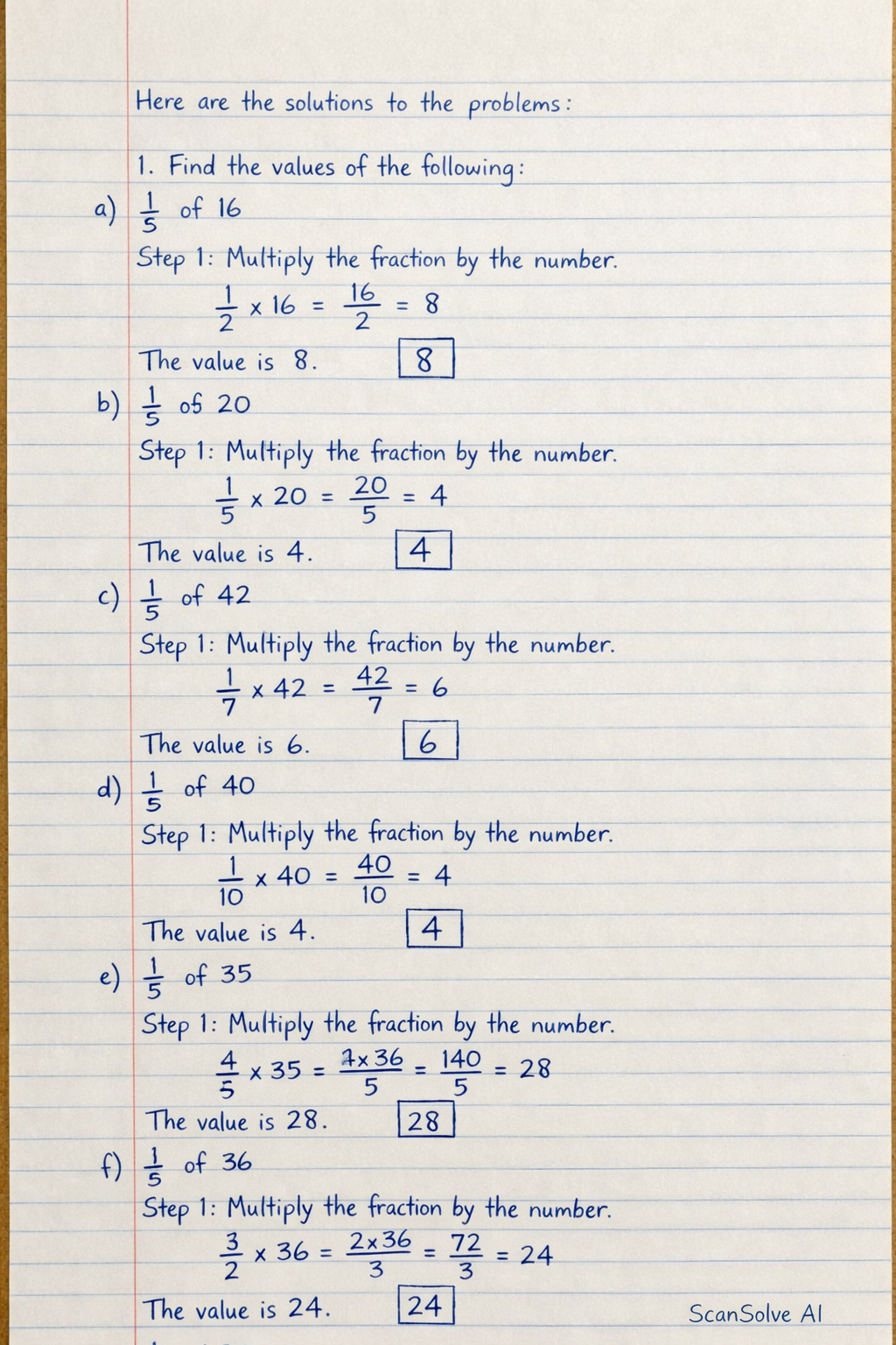 Handwritten step-by-step solution preview