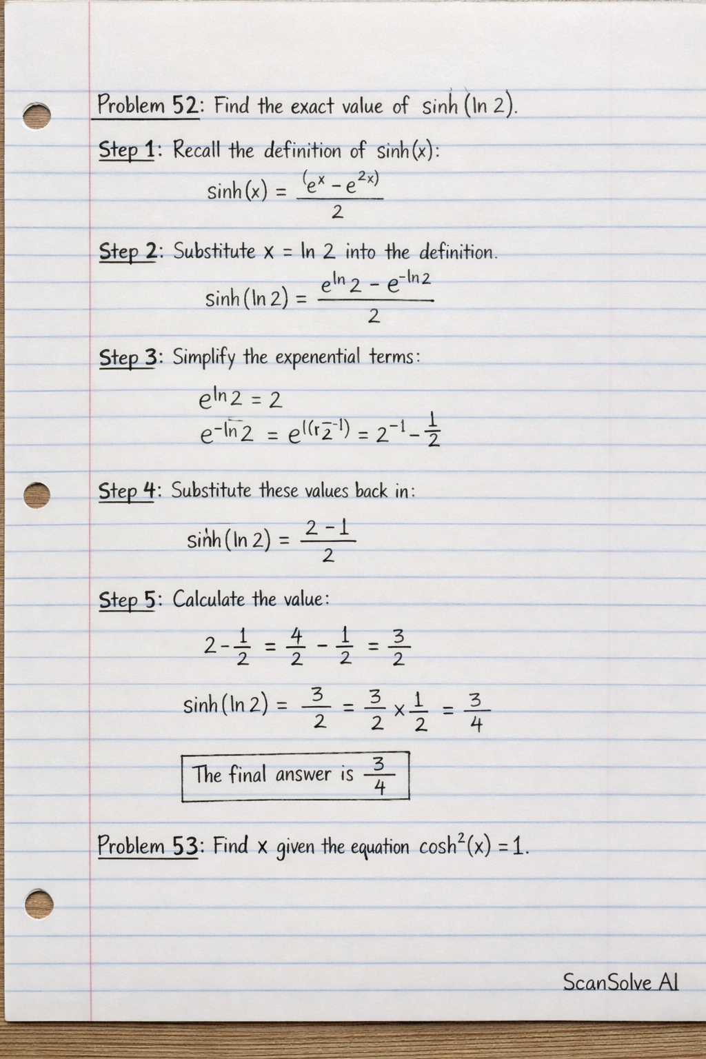 Handwritten step-by-step solution preview
