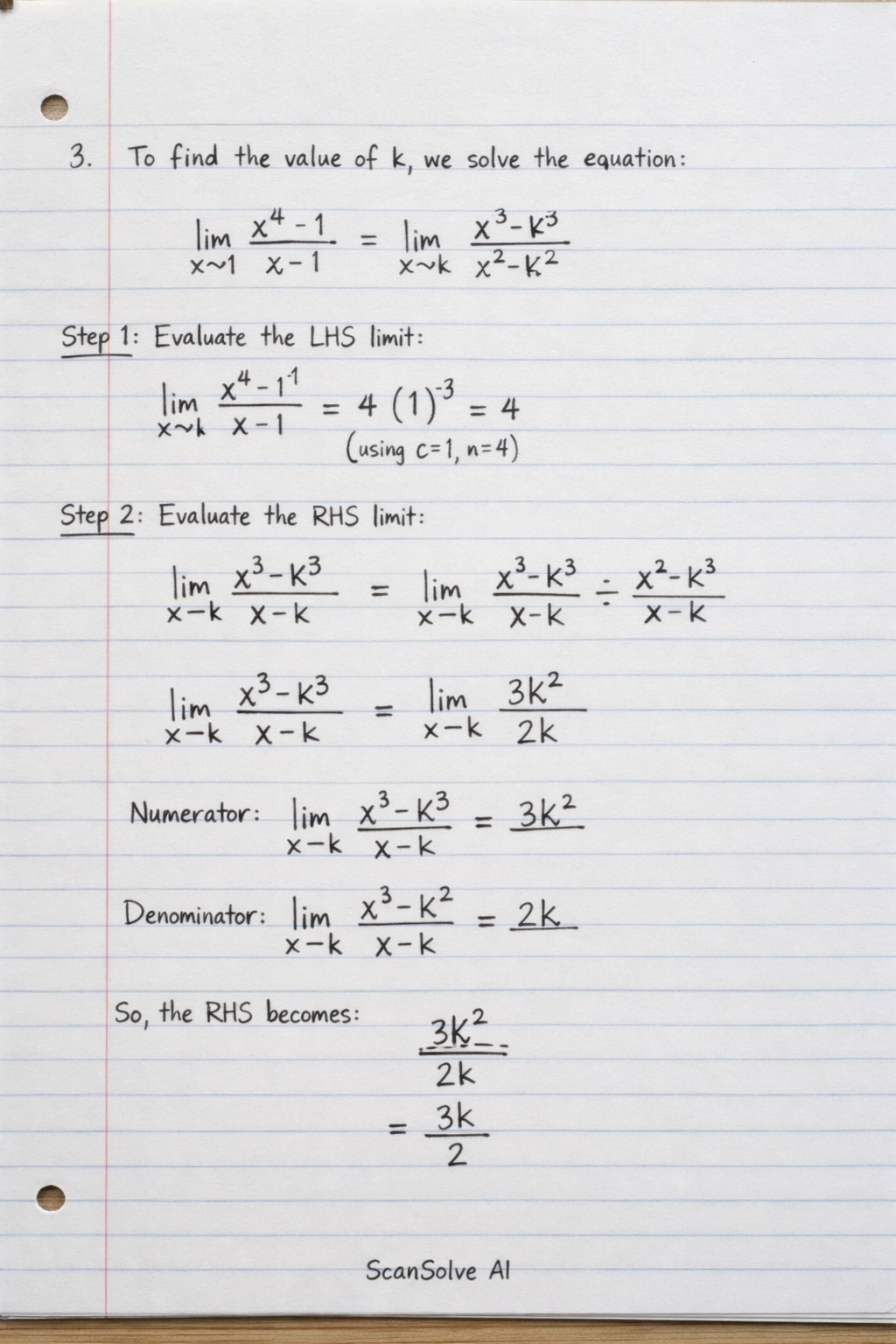 Handwritten step-by-step solution preview