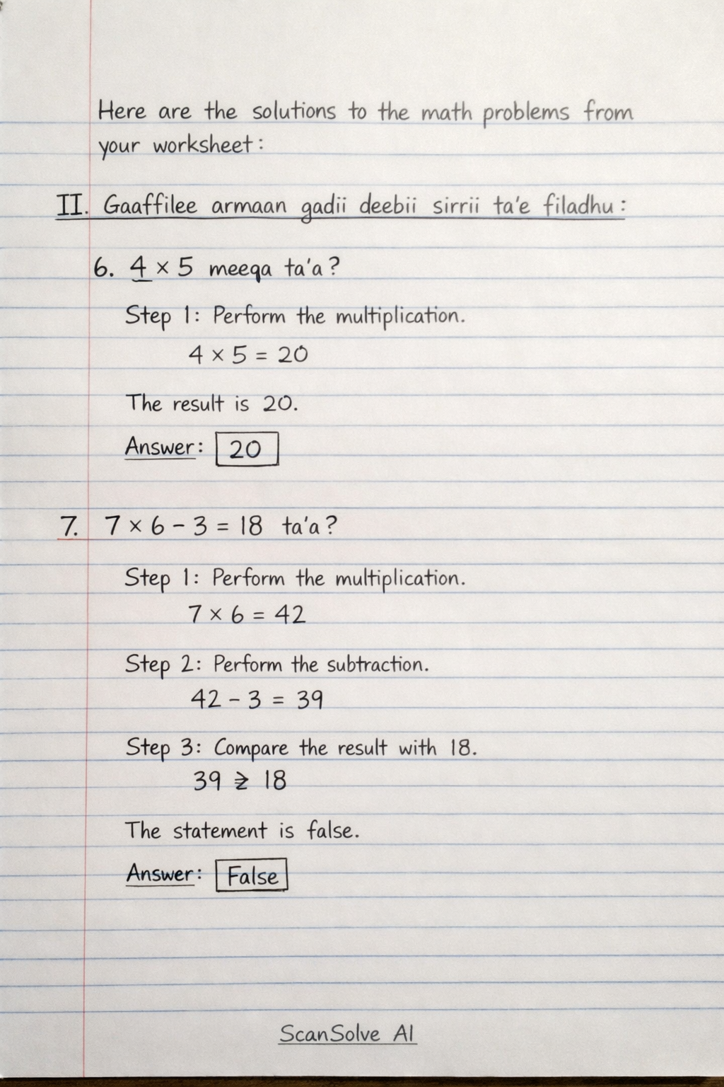 Handwritten step-by-step solution preview