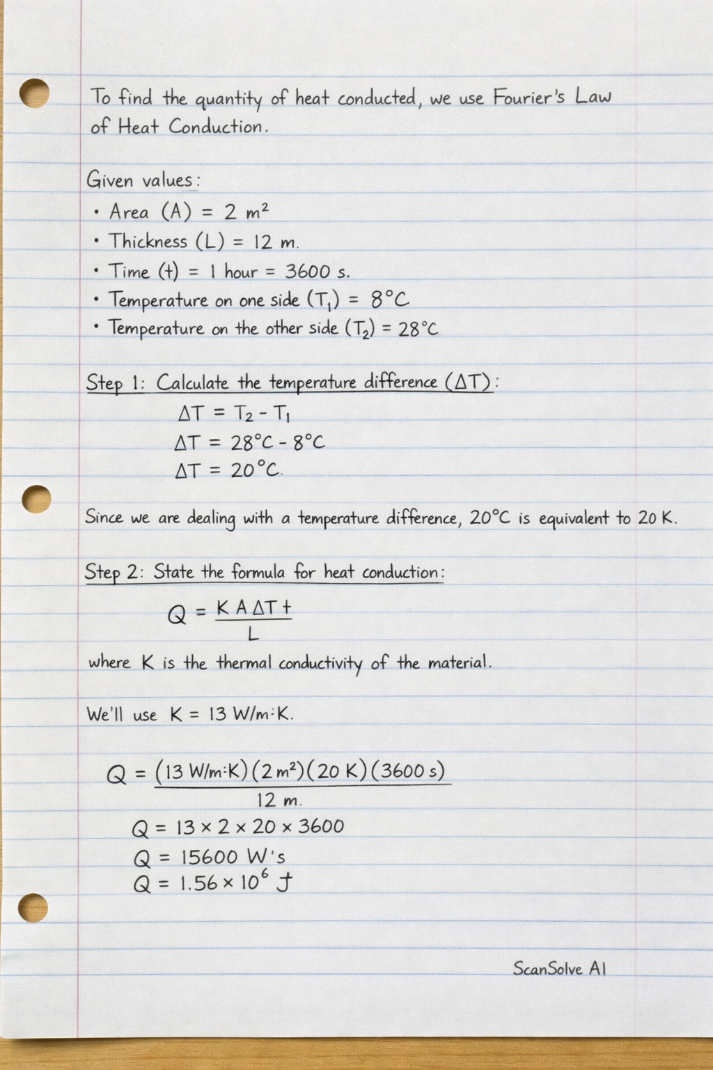 Handwritten step-by-step solution preview
