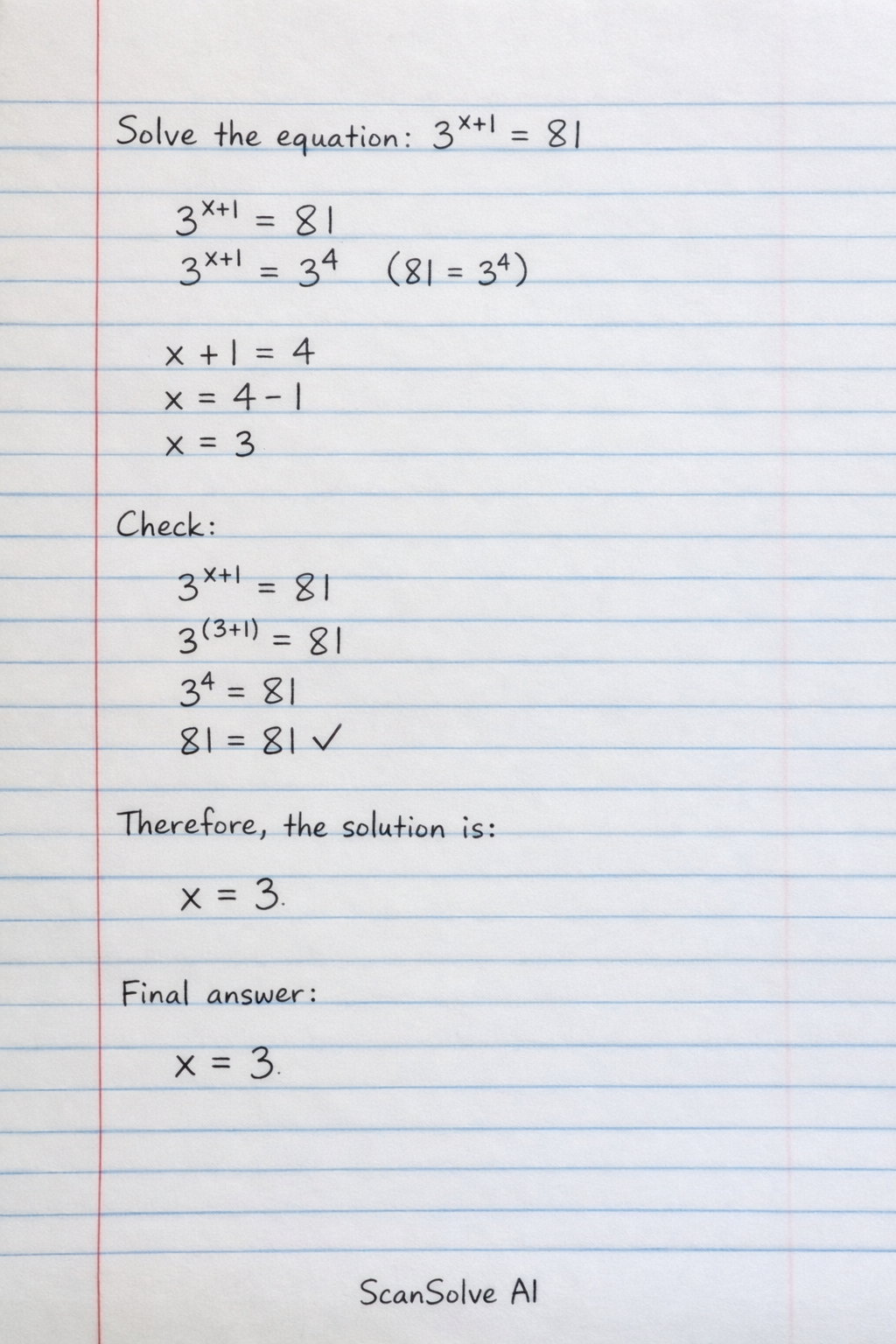 Handwritten step-by-step solution preview