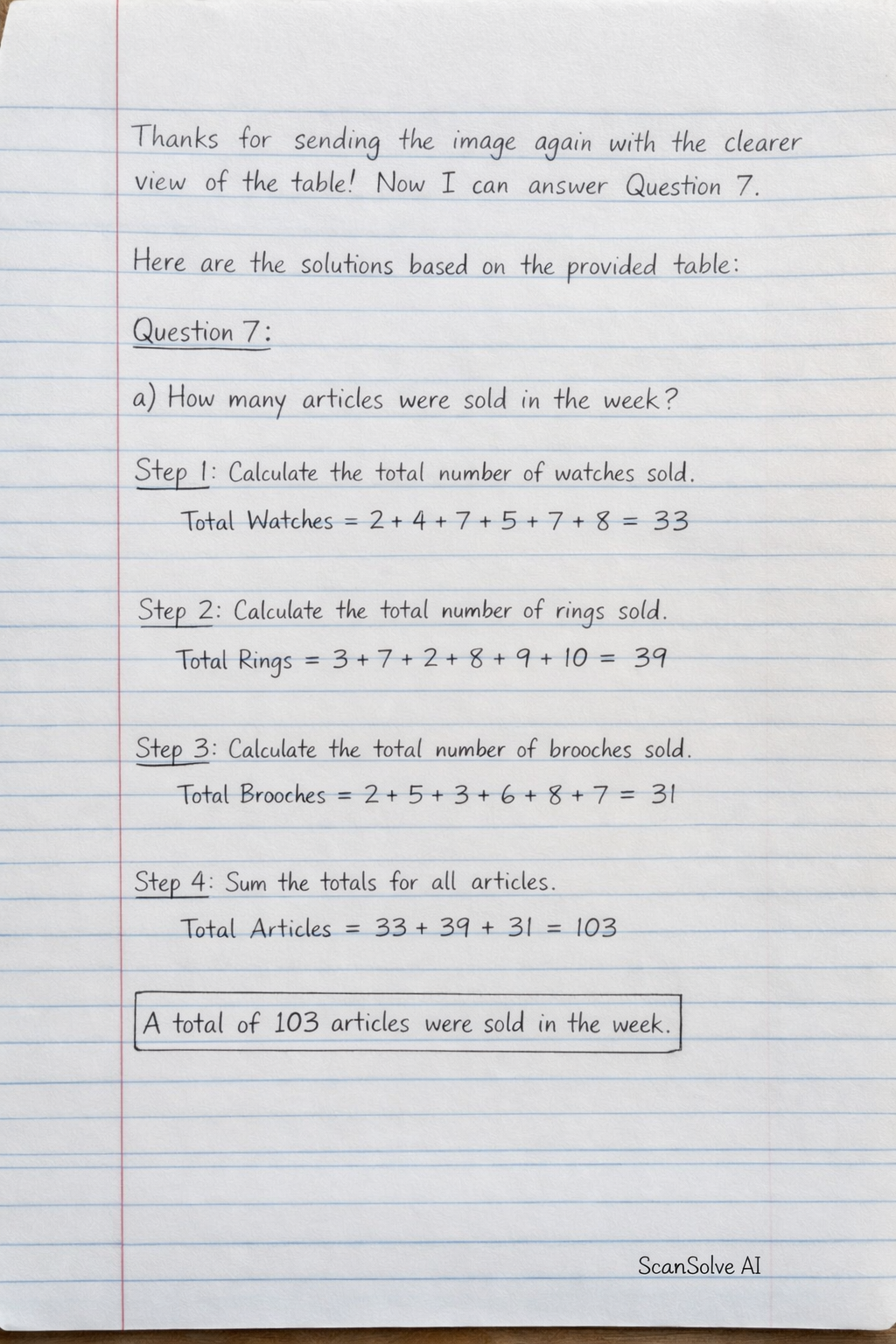 Handwritten step-by-step solution preview