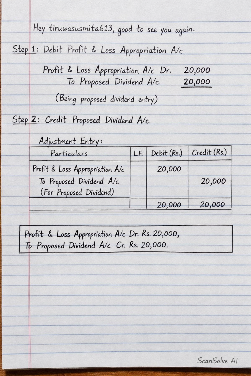 Handwritten step-by-step solution preview