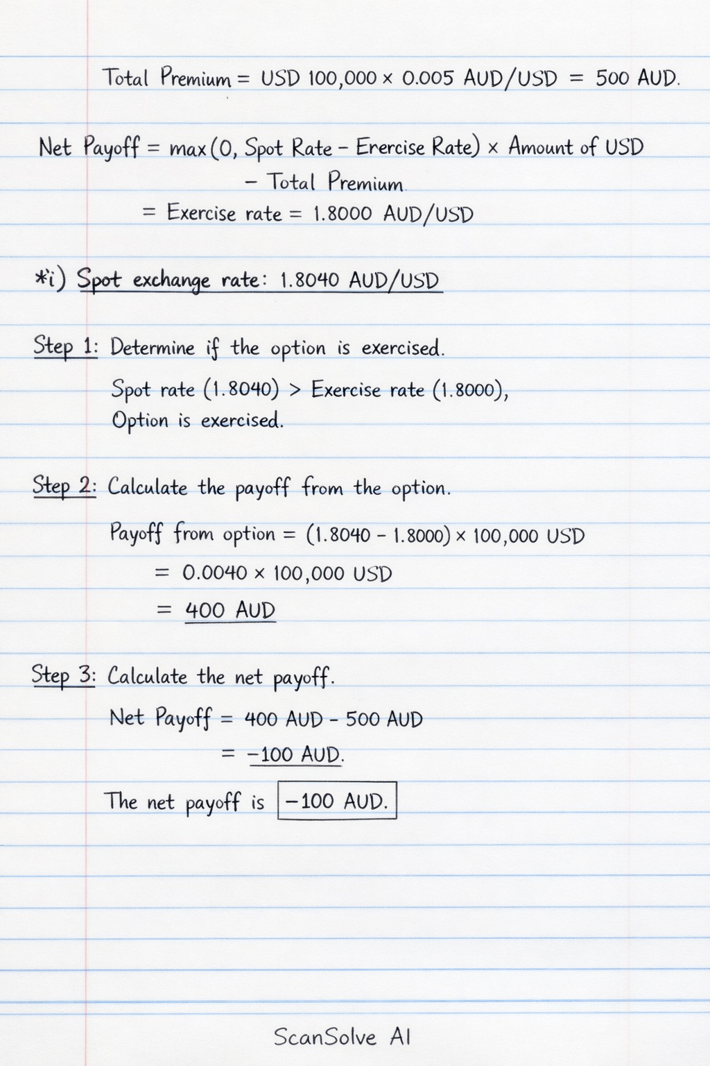 Handwritten step-by-step solution preview